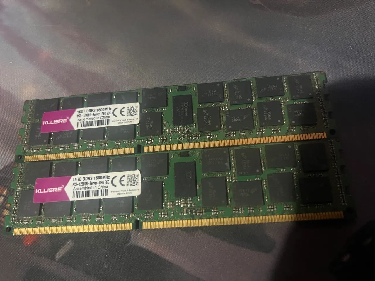 Memória ram ddr3 32gb ecc