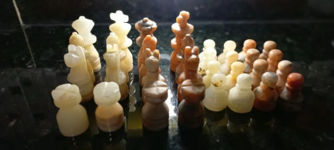 jogo de xadrez em ágata  - Foto 3