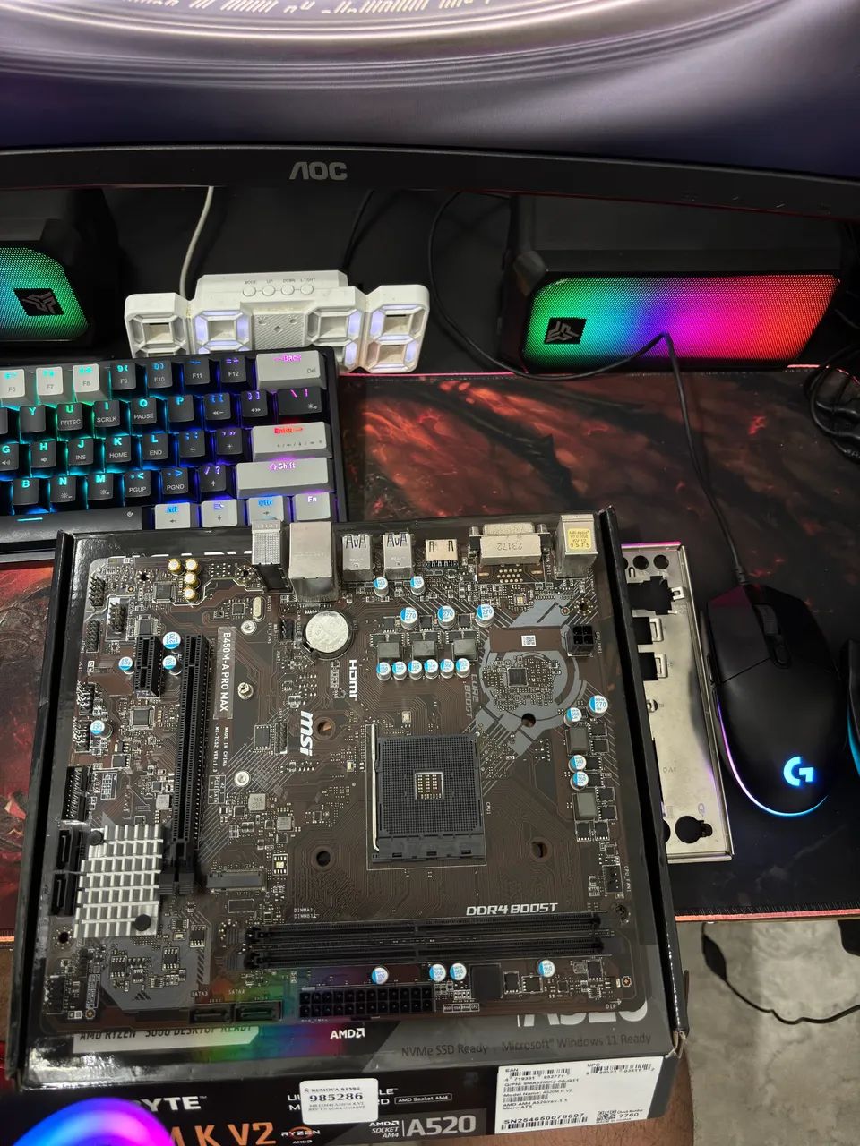 PLACA MÃE MSI B450 A PRO MAX - Foto 2