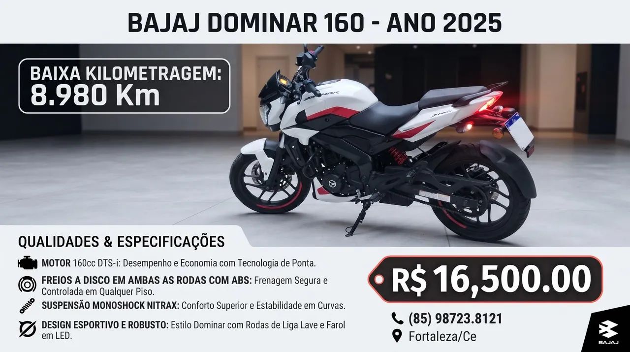 Bajaj Dominar 160 2025