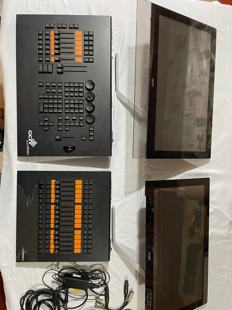 Mesa controladora wing + fader com 2 telas - Foto 3