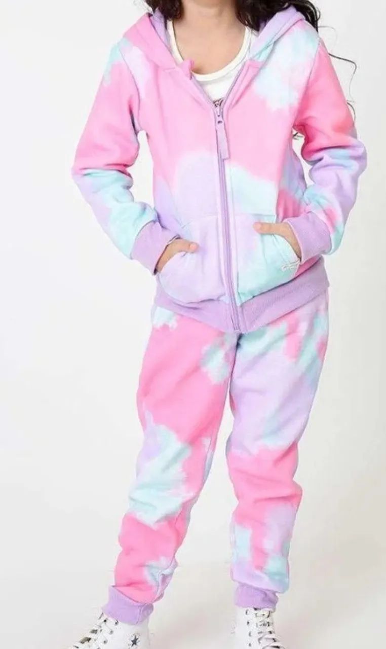 Conjunto  moketom infantil  menina 