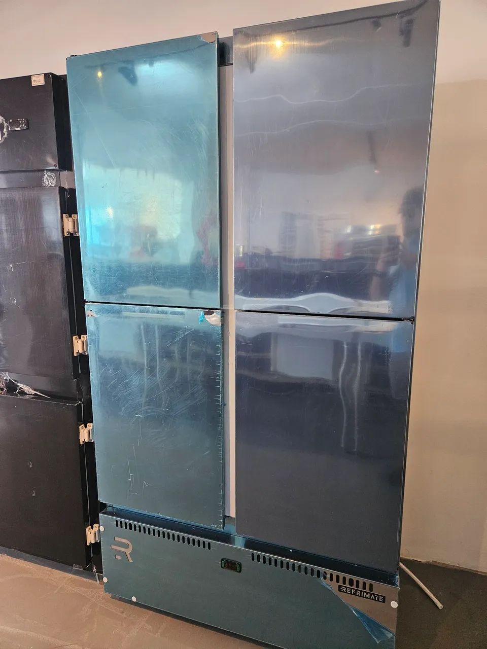geladeira 4 portas comercial de 750 litros inox - nova