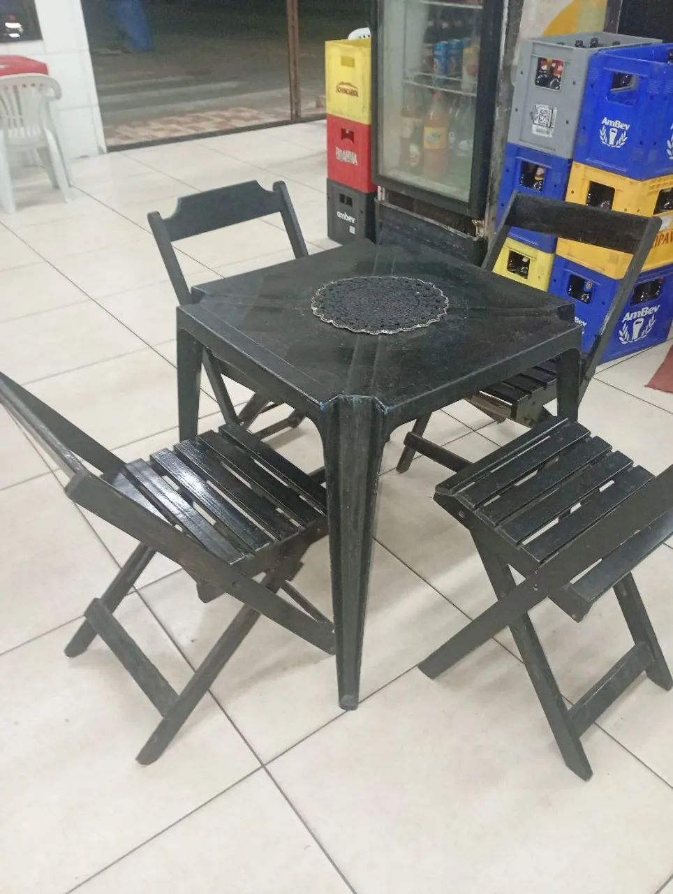 Jogo de mesa preta  - Foto 3