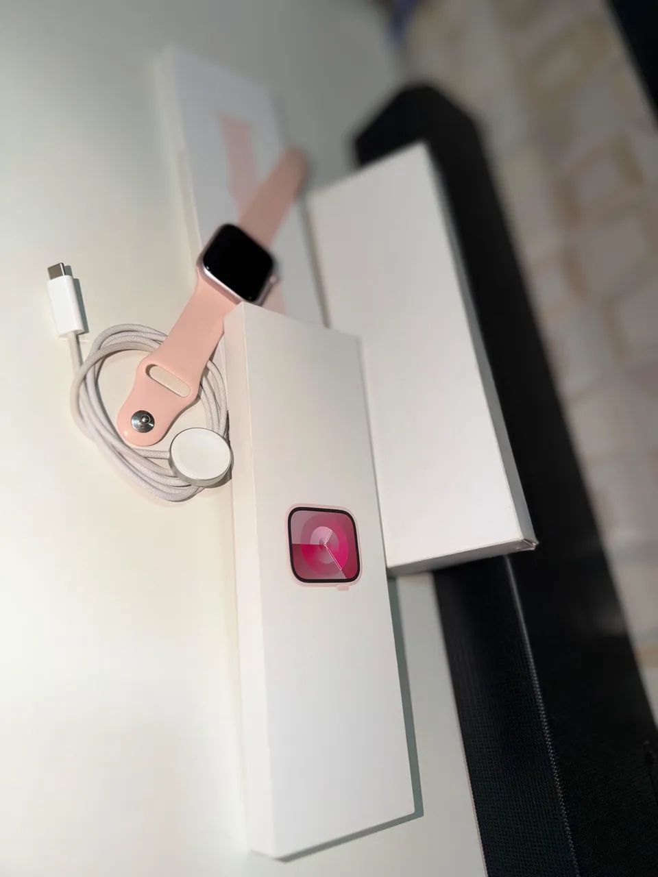 Relógio Apple Watch séries 9 pink 45MM - Foto 4
