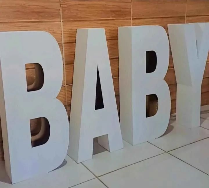 Letras caixa para eventos e festas