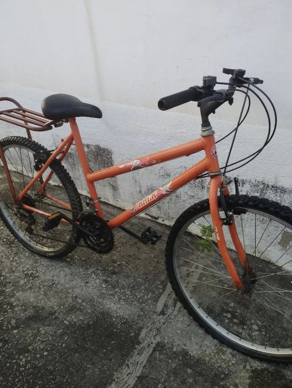 Bicicleta com marcha 