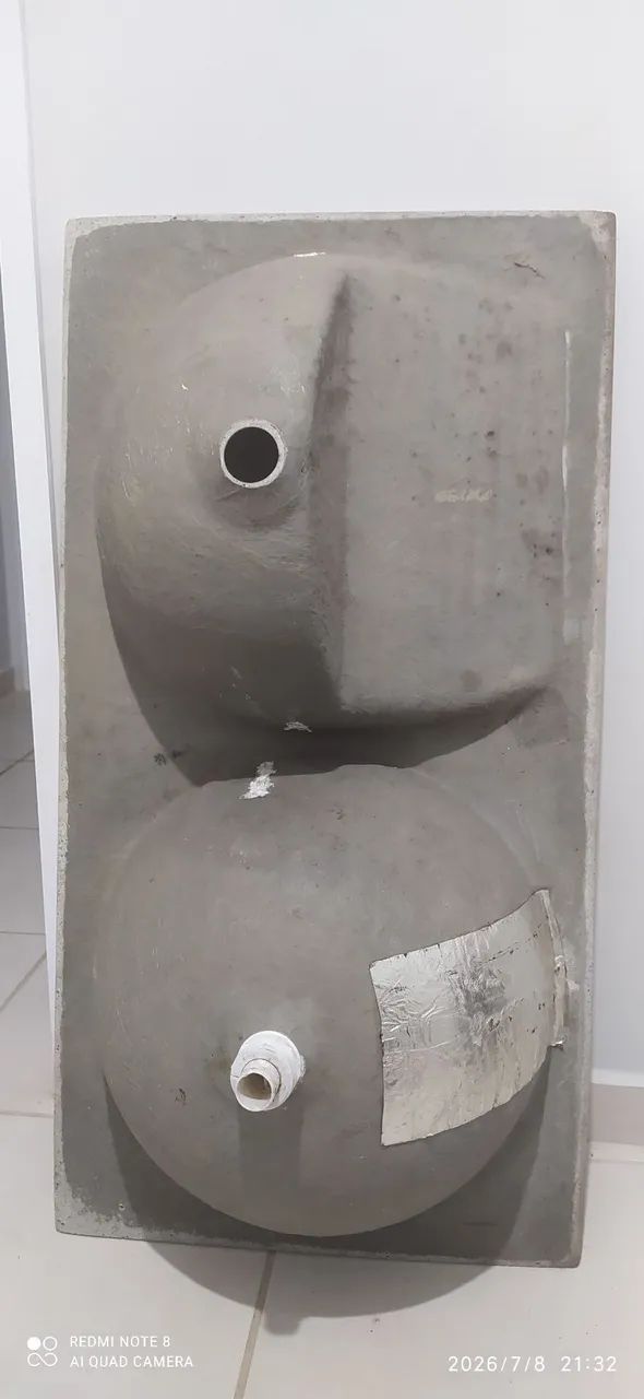Tanque de lavar roupa dupla