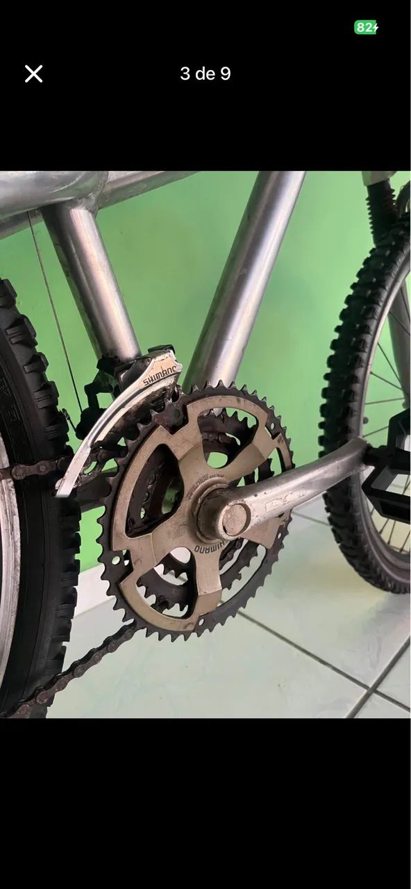 Bicicleta alumínio  - Foto 4