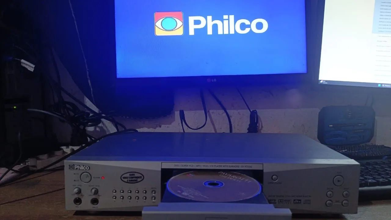 DVD KARAOKE FUNCIONANDO PERFEITAMENTE 