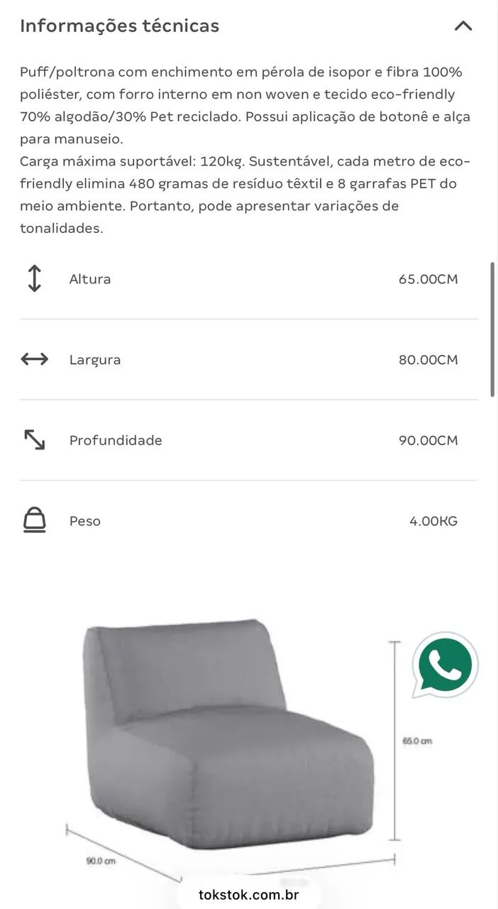 2 PUFFS ALEGRA TOKSTOK - Foto 4