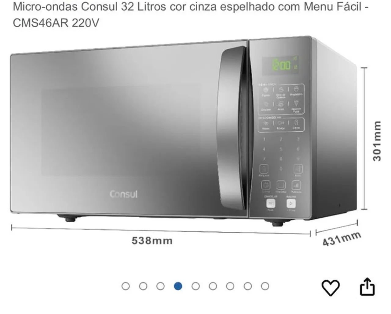 Micro-ondas Cônsul 32L