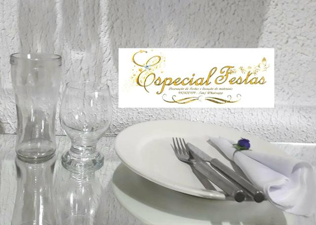 1,50 kit louças para jantar ou almoço Festas