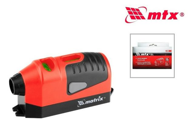 Nível Laser com Prumo 2 Bolhas MTX