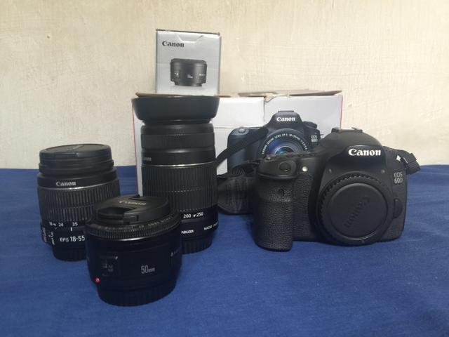 Canon 60D + 55-250mm + 18-55mm