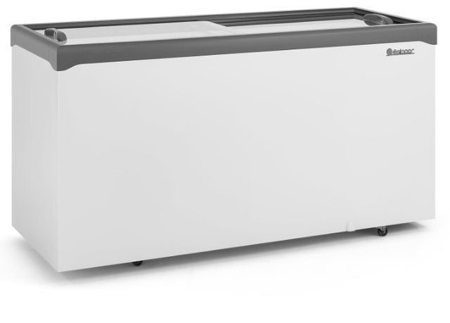 Freezer Horizontal 510lts tampa de vidro