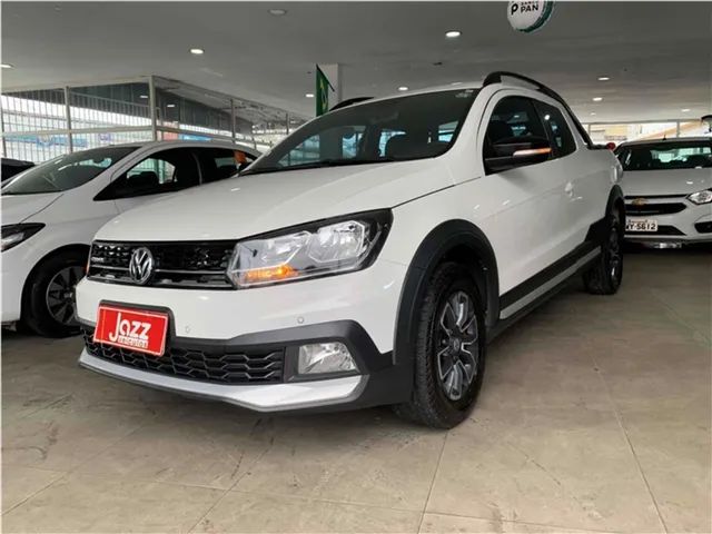 VW - Volkswagen Saveiro Cross 1.6 16v C.D. Prata 2017 - Campo Grande