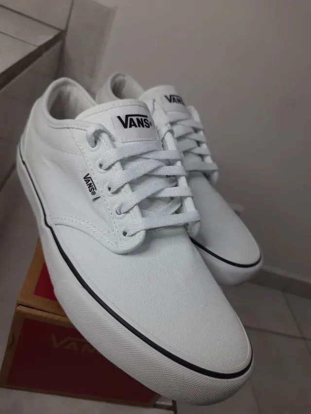 Tenis vans branco original número 40 novo - Roupas - Vila