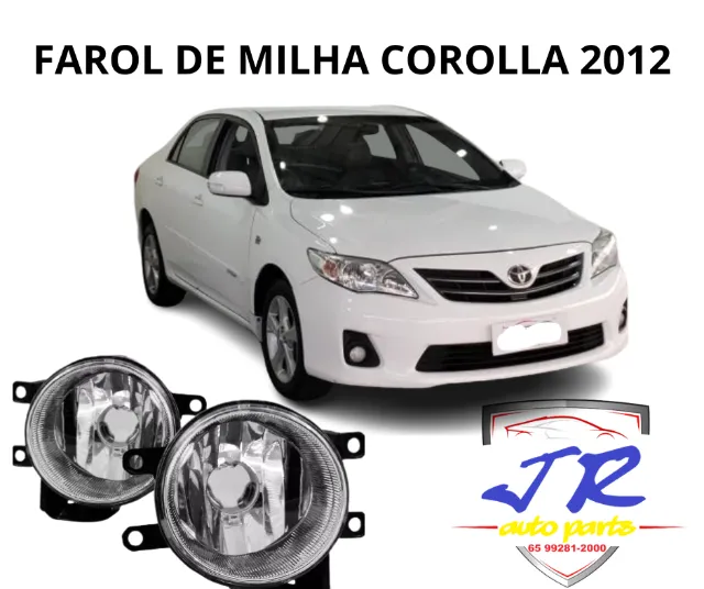 Par farol de milha corolla 2012