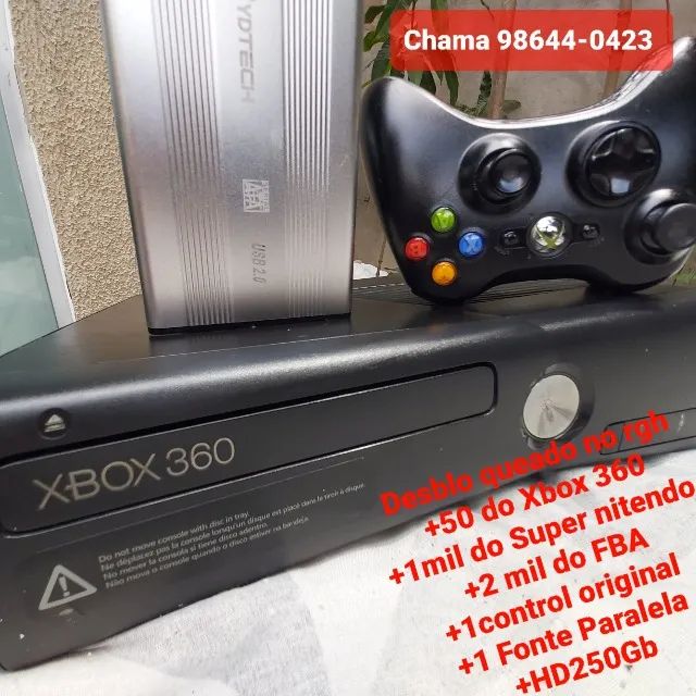 Xbox 360 Desbloqueado + 9500 Jogos a Escolha Top