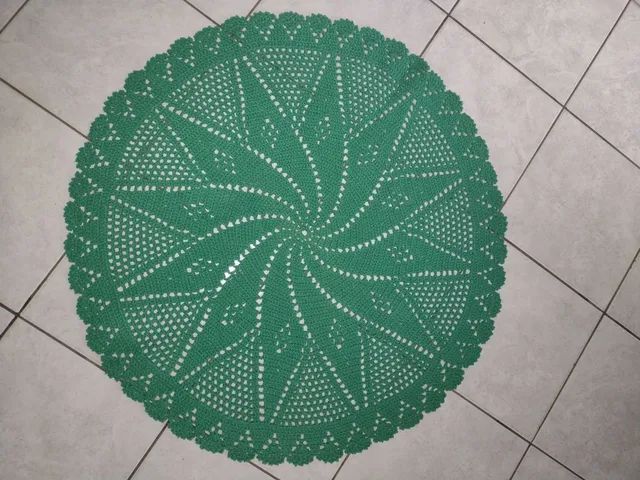 Tapete de crochê novo 