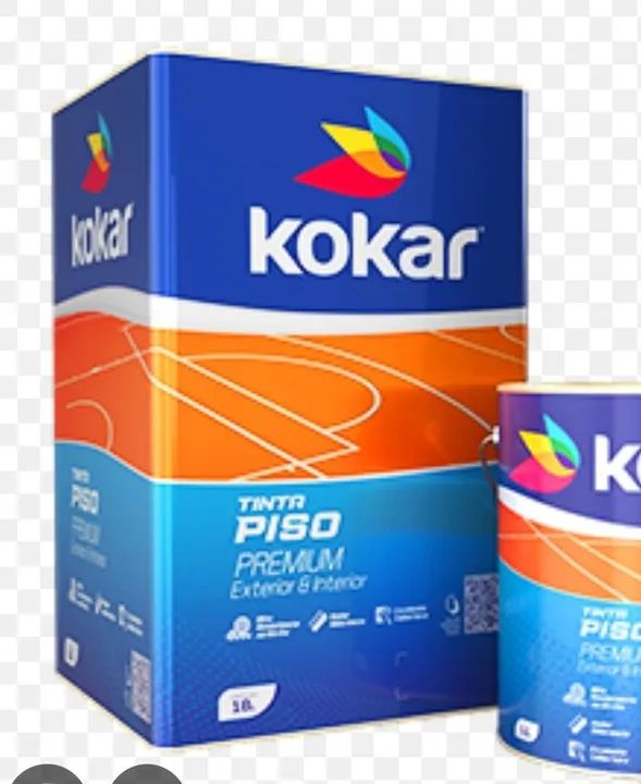 Tinta Piso Premium Kokar - 18L cinza