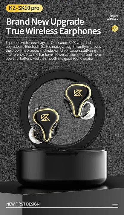 fone de ouvido Bluetooth profissional KZ as08 premium  - Foto 2