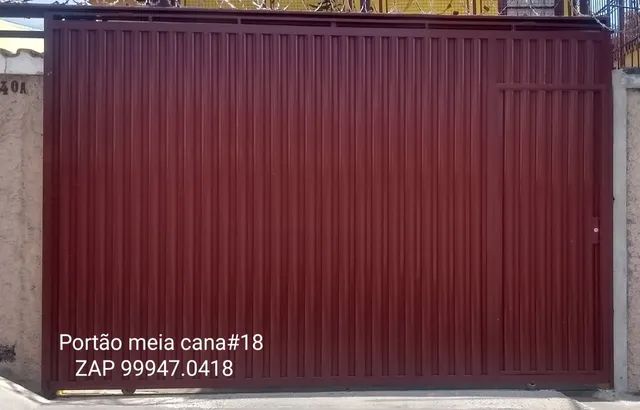 Portão de garagem rapidez qualidade de garantia Chapa 18 ZAP *  - Foto 6