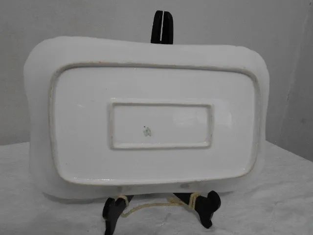 Antiga Travessa De Porcelana Francesa - Foto 4