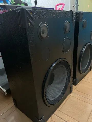 Par Caixas de som gradiente antigas impecaveis  amantes de som colecionador  - Foto 4
