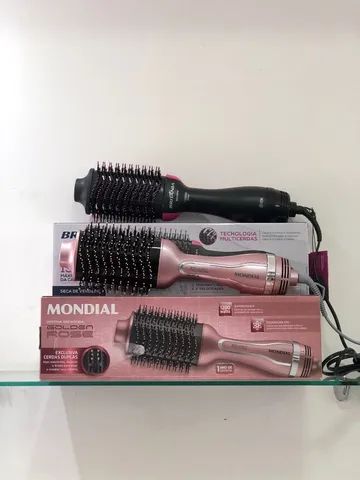 Escova secadora seca,alisa e modela Entrega & Garantia