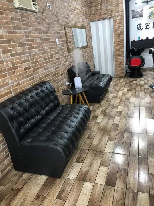Sofá de Hórus Preto - Novo - Foto 4
