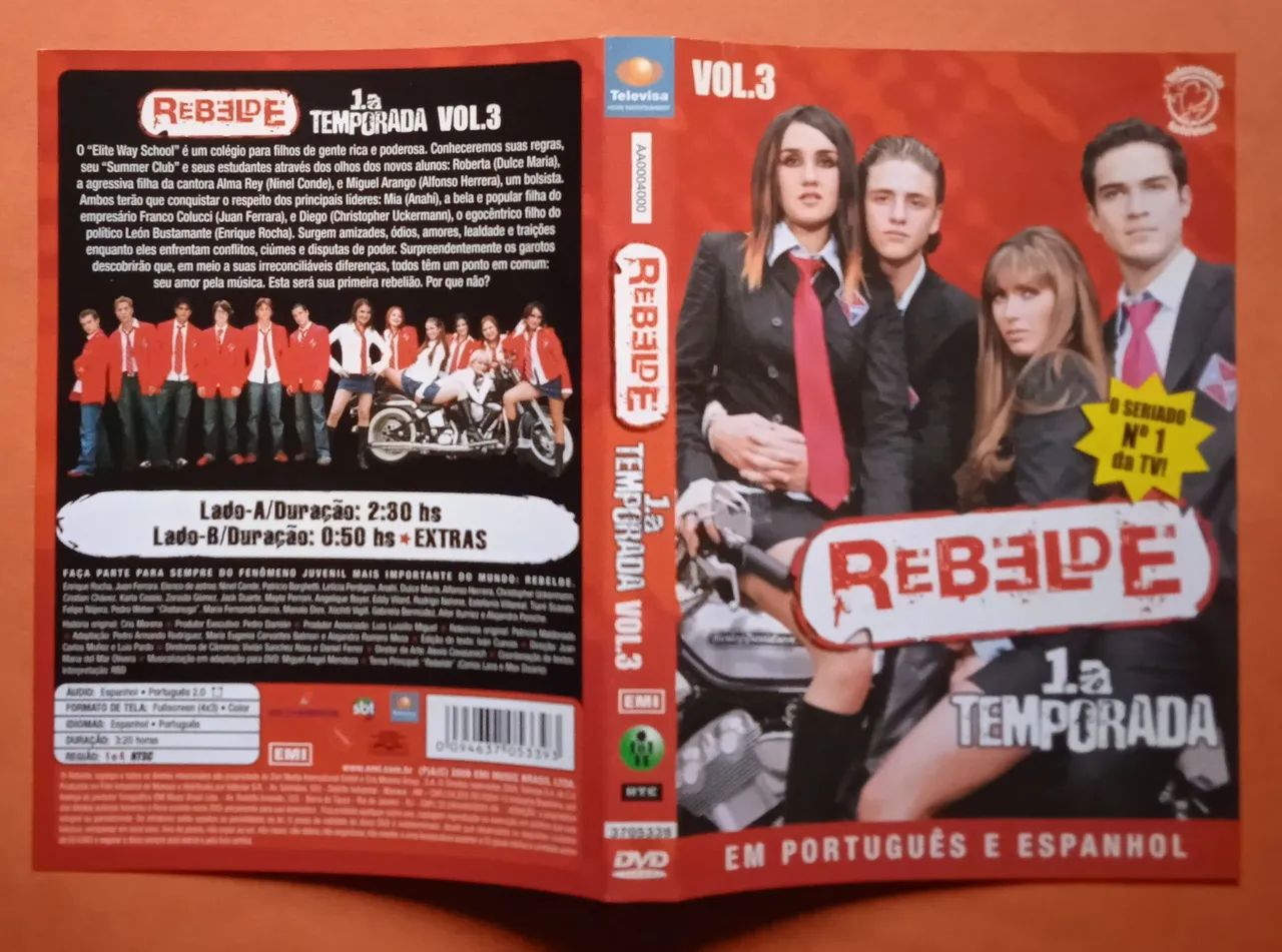 Rebelde 1a Temporada Disco 3 Dupla Face  - Foto 3