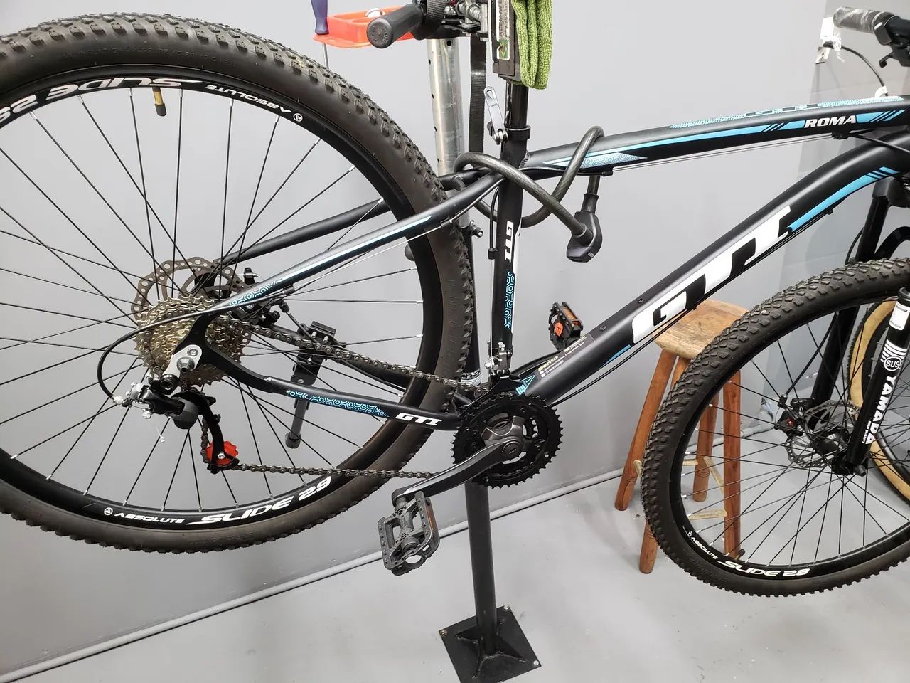 BICICLETA ARO "29"/QUADRO 17"/ZERADA/R$ 1.555,00/ "21" MARCHAS/SHOW !!!!! - Foto 5