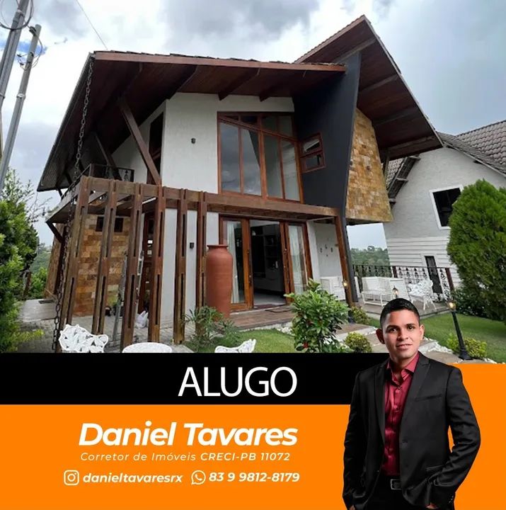 Casa de locação no Condomónio águas da serra  - Bananeiras - PB