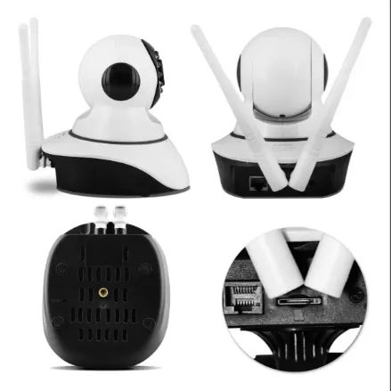 Câmera IP 3 Antenas Wi-fi com visão Noturna Sensor Movimento, serve como babá eletrônica - Foto 6