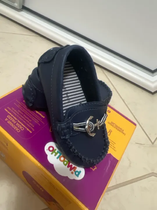 Mocassim infantil tamanho 20