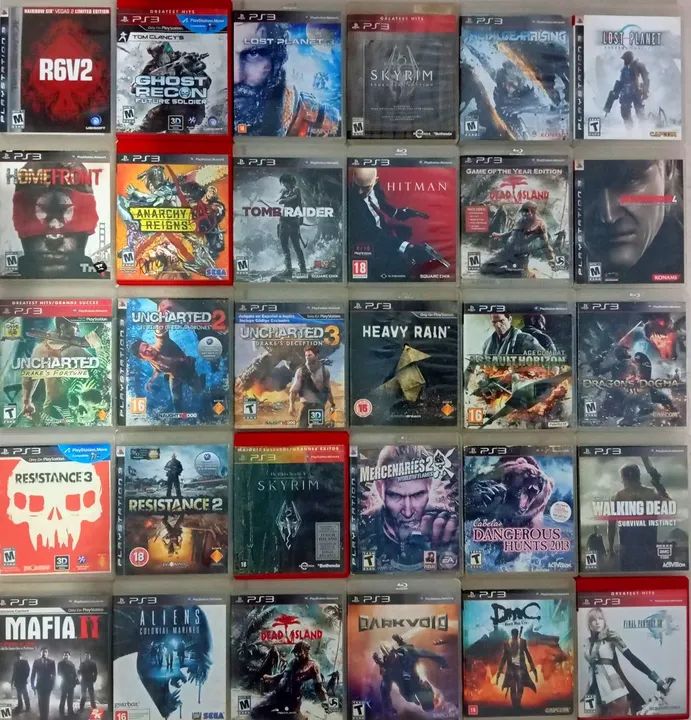 Coleção de Jogos PS3  