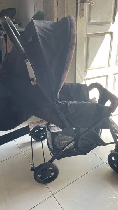 Carrinho de bebê usado em perfeito estado! - Foto 6