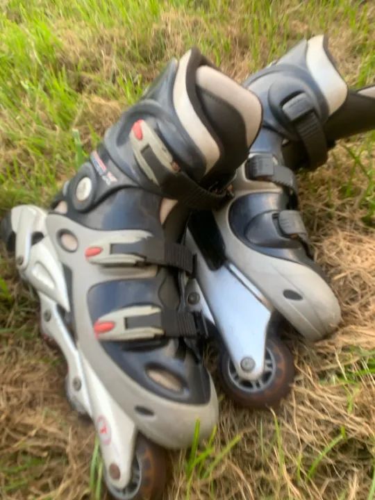 Patins Inline Adulto - Tamanho 39 - Foto 4