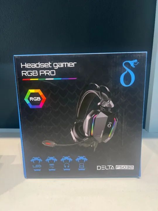 Fone gamer RGB