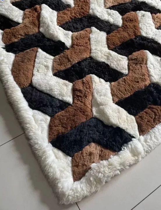 Tapete Pele De Lhama Peruano 2,20 X 2,00 M - Foto 4