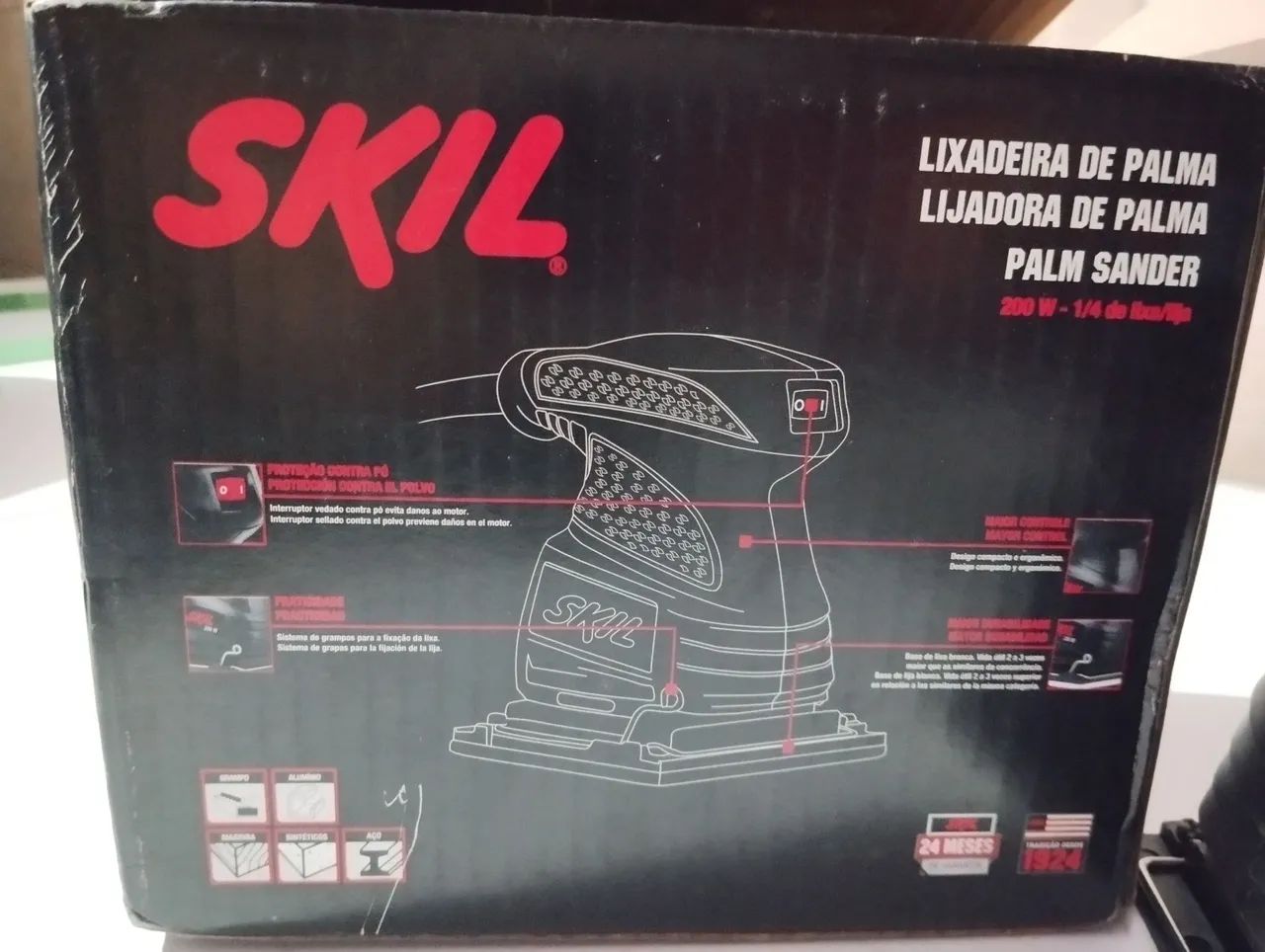 Plana e lixadeira de palma da marca Skil  - Foto 4