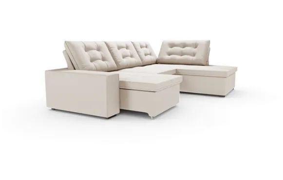Sofa Retratil com Diva de Canto 