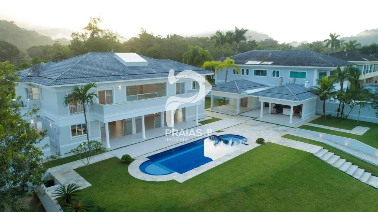 Casa com pier, condomínio fechado, 5 suítes, Condomínio Marina Guarujá