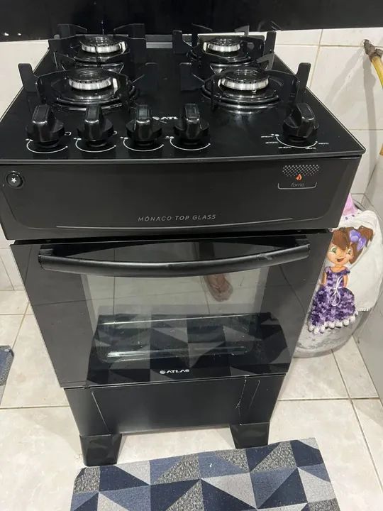  Motivo mudança Fogão Atlas Monaco Top Glass 4 Bocas - Foto 2