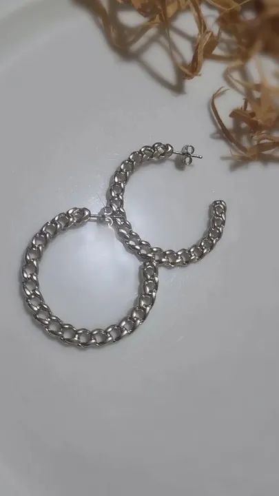Brincos de Argolas banhado em prata