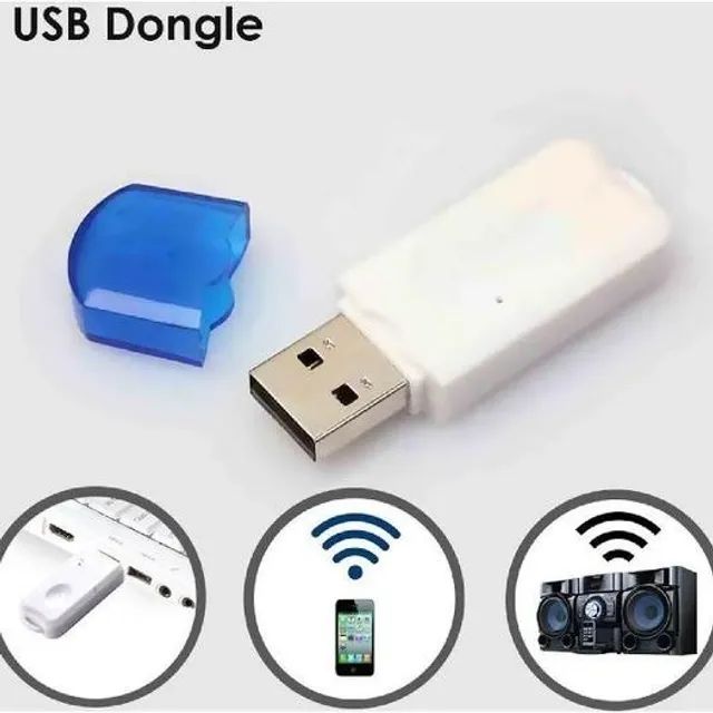 Adaptador Usb Bluetooth Receptor Áudio Som Automotivo funciona carro, Pc, caixa de som - Foto 4