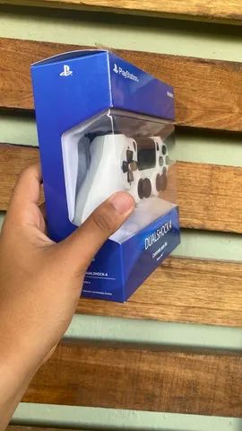 Manete PS4 Branca / Selo Sony  - Foto 6