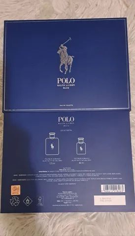 Perfume kit Polo Blue 125ml mais 40ml leia - Foto 3